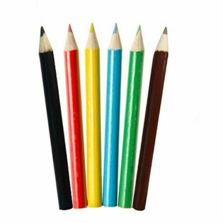 Set Pensil Warna 6 Pcs untuk Anak Laki-laki