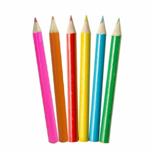 Set Pensil Warna 6 Bagian 'Anak Perempuan'
