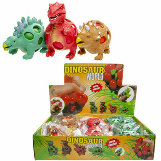 Bola Squishy Mesh Dinosaurus - Display (12 pcs)