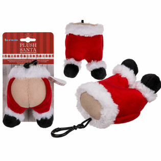 **MEGA MURAH** Gantungan Kunci Boneka Sinterklas dengan Suara Kentut (24 pcs)