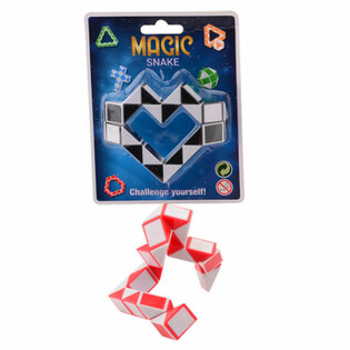 MAGIC SNAKE - Mainan Edukasi Puzzle Ular 3D Lembaran (24 pcs)