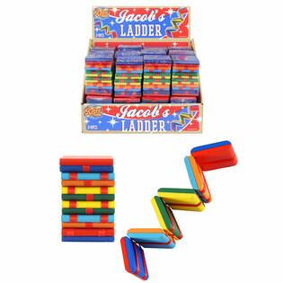 RETRO TOYS - Tangga Yakub Kayu dalam Display (24 buah)
