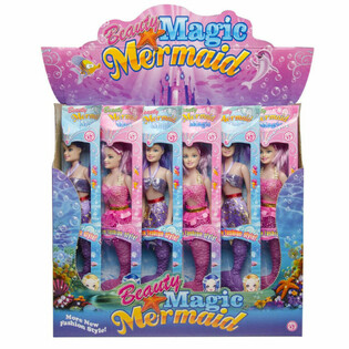 Boneka Putri Duyung Mermaid Ajaib dalam Display (12 pcs)