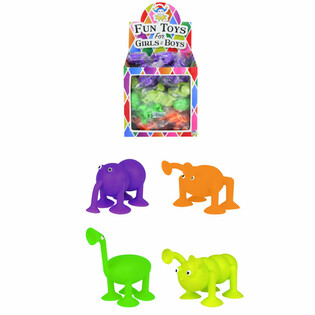 Mainan Hewan Lucu Kaki Tempelan Penghisap dalam Display (40 pcs)