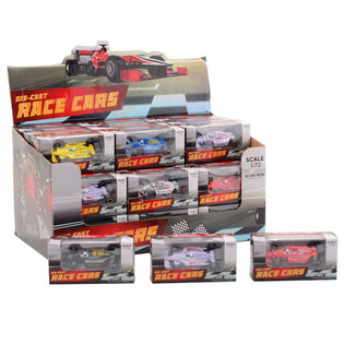 Campuran Mobil Balap F1 - Skala 1:72 - Dalam Display (36 pcs)