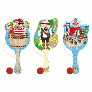 Mainan Paddle Ball Bajak Laut (12 Pcs)
