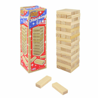 RETRO TOYS - Mainan Jenga Menara Kayu 54 Pcs (1 pc)