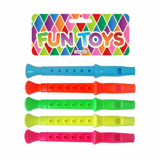 Peluit Warna-warni Mainan Lucky Dip (6 pcs)