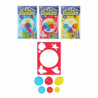 Spirograph - Spiral Sketchpad (12 pcs)