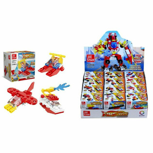 Balok Susun Kendaraan Pemadam Kebakaran - Display (12 pcs)