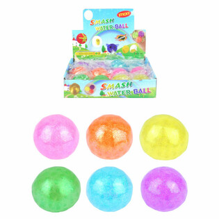 Mainan Squeeze Glitter Ball dalam Display (12 pcs)