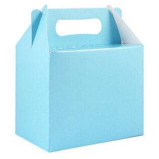 Kotak Hadiah / Souvenir Biru Muda 14x18x10 Cm (12 Pcs)