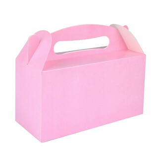 MENU BOX - BABY ROSE - 23x9.5x18 Cm (12 Pcs)