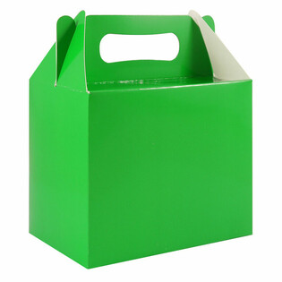 Kotak Hadiah / Kotak Souvenir Hijau 14x18x10 Cm (12 Pcs)