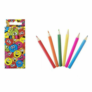 Set Pensil Warna Smiley (6 buah) - Kotak Display 24 buah