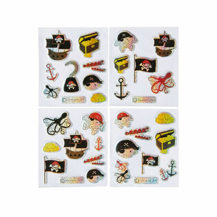 STIKER GLITTER - MODEL: BAJAK LAUT (100 pcs)