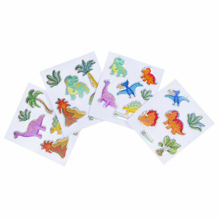STIKER GLITTER - MODEL: DINOSAURUS (100 pcs)