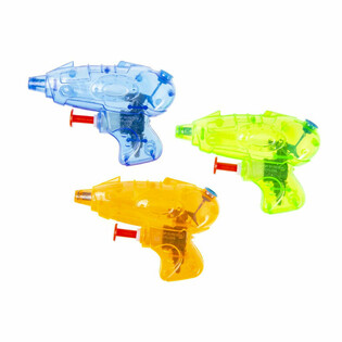 PISTOL AIR MINI 9 cm - CAMPUR WARNA (48 pcs)