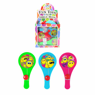 Permainan Paddle Bat Smiley - Display (96 pcs)