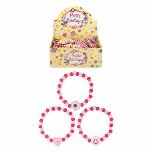 Display Gelang Kayu Smiley untuk Anak Perempuan (120 pcs)