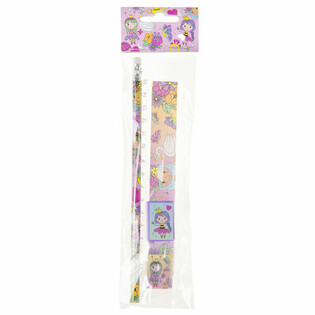 Set Alat Tulis Menggambar Anak Motif Princess 4-in-1 (24 pcs)