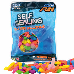 AQUA FUN - 100x Balon Air Otomatis (Isi 6 Pack)