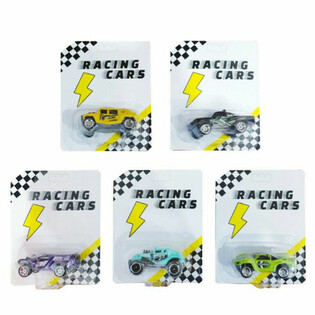 Set 12 Mobil Balap Pull Back dalam Kemasan Kartu