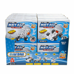 Display Rakit Kendaraan Logam Sendiri (24 pcs)