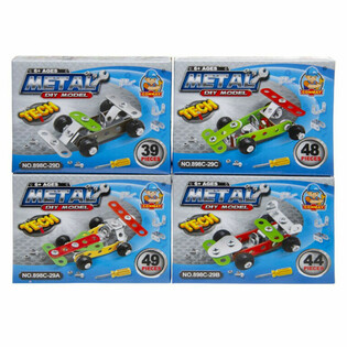Kit Konstruksi Mobil Balap Logam (Display 24 buah)