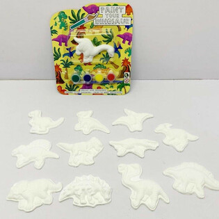 Set Kartu Lukis Dinosaurus Sendiri (12 buah)
