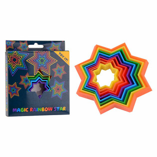 PERMAINAN FIDGET MAGIC STAR 3D - BENTUK SIHIR 3D - FIDGET MAGIC 3D - DALAM KOTAK (24 pcs)