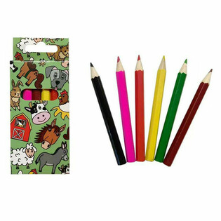 Set Pensil Warna 6 Buah 'Hewan Ternak'