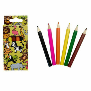 Set 6 Pensil Warna - Hewan Hutan (24 pcs)