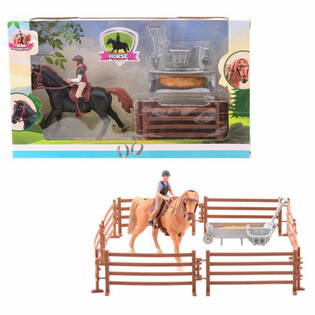 MY LOVELY HORSE - Mainan Kuda dengan Kandang - Dalam Kotak Kado (1 Pcs)