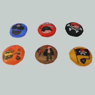 Boneka Plush Bajak Laut - Diameter: 10 CM (48 pcs)