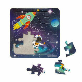 Campuran Puzzle Luar Angkasa - 14x14 cm (50 pcs)