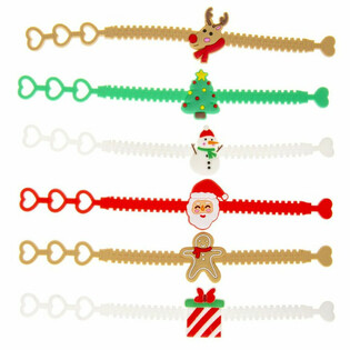Gelang Silikon Anak Tema Natal (12 buah)