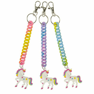 Gantungan Kunci Spiral Unicorn (24 pcs)