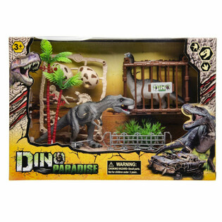 Set Mainan Dinosaurus dalam Kotak Hadiah