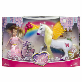 SET MAINAN UNICORN DAN PUTRI - DALAM KOTAK KADO MEWAH (1 pcs)