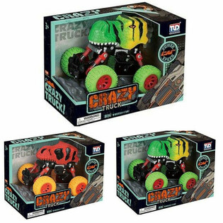 Truk Monster Dinosaurus Pull Back Besar - Kotak Hadiah Mewah (2 pcs)