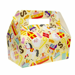 Kotak Menu Sinterklaas - 22.5 x 12 x 9.5 Cm (24 pcs)