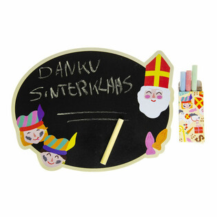 Papan Tulis Kapur Sinterklaas dengan Kapur (24 pcs)