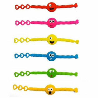 Gelang Silikon Smiley Ceria (Isi 12 Pcs)