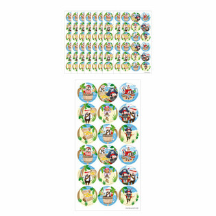 STIKER FUN - STIKER BAJAK LAUT - 18 STIKER PER LEMBAR (10 pcs)