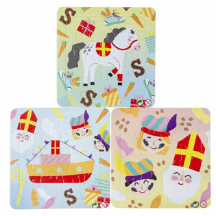 PUZZLE SINTERKLAAS - 14 x 14 cm (50 pcs)