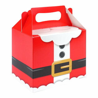 Kotak Menu - Natal Sinterklas - 14 x 9,5 x 18 cm (12 pcs)