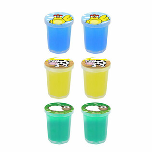 Pot Slime Tema Peternakan (6 buah)