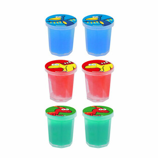 DINOSAURUS - POT SLIME KECIL (6 pcs)