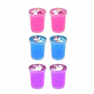 Slime Unicorn / Kuda Poni Mini dalam Cup (6 pcs)